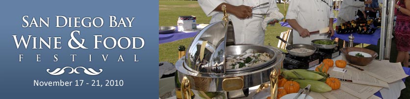 wine food festival chef banner